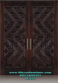 Model pintu minimalis 2 daun pintu. Desain Daun Pintu Rumah Modern Model Daun Pintu Rumah Modern Ikhsan Furniture Jepara