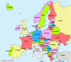 Europe Carte Cliquable