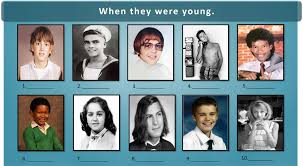 When They Were Young Picture Round Quiz Trivia Night Questions Quiz Disney Quiz