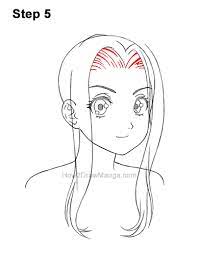 Check spelling or type a new query. How To Draw A Manga Girl With Long Hair 3 4 View Step By Step Pictures How 2 Draw Manga