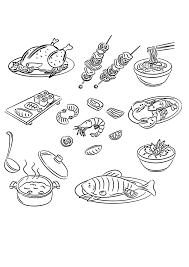 Various themes, artists, difficulty levels and styles. Food Coloring Pages 150 Images Is The Largest Collection Print Or Download For Free Razukraski Com