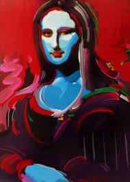 Ünlü ressamların başyapıt kanvas tablo çeşitleri dekoristland'da. Mona Lisa By Peter Max Serigraph 40 X 32 102 X 81 Cm Peter Max Art Art Artist