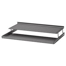 Komplement Etagere A Chaussures Coulissante Gris Fonce Ikea Suisse In 2020 Shoe Shelf Ikea Ikea Komplement