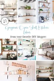It is ideal if you fear the too much exposure thing of your plates and glasses. 21 Open Shelving Kitchen Ideas You Can Diy H2obungalow