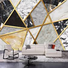 Maybe you would like to learn more about one of these? Custom Photo Modern Creative Geometric Black White Marble Tv Background Wall Painting Living Room Decoration Mural Wallpaper 3d Wallpapers Aliexpress