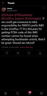 This allows your device to be network unlocked once you choose permanent unlock on the t … Oneplus 7 Pro Unlock Token How To Unlock Bootloader On Oneplus 7 And Oneplus 7 Pro