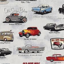Old Guys Rule Street Rods Classic Cars Quilt Fabrics From Www Equilter Com Car Quilt Quilt Shop Kaffe Fassett Quilts