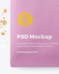Paper Snack Pack Mockup In Packaging Mockups On Yellow Images Object Mockups