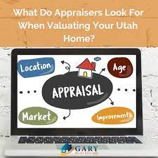 So they'll usually have an appraiser inspect your home in person and give their professional opinion on its value. What Do Appraisers Look For Valuating Your Utah Home