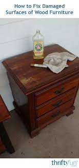 How To Fix Damaged Surfaces Of Wood Furniture Cleaning Wood Furniture Repair Wood Furniture Restore Wood Furniture