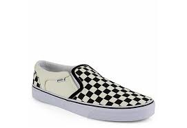 The best selection of royalty free checkered vans vector art, graphics and stock illustrations. Off White Checkered Vans Men S Asher Slip On Shoes Rack Room Shoes