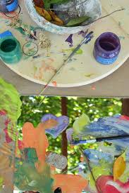 Focusing on kids activities perfect for toddlers and preschoolers. Reggio Inspired Mirror Nature Painting For Toddlers Meri Cherry Nature Paintings Preschool Art Activities Open Ended Art