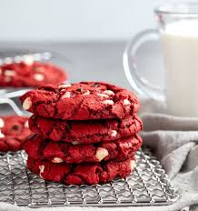 The ingredients list for these red velvet cake cookies is as simple as it gets. Red Velvet Cake Mix Cookies 4 Ingredients The Chunky Chef