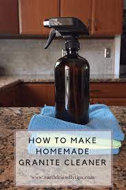 I've been using this homemade cleaner for over five years and will never go back. How To Make Homemade Granite Cleaner Earth Friendly Tips
