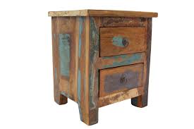 Sold this reclaimed wood bedside table also can be used as an end table. Beautiful Shabby Chic Reclaimed Wood Bedside Table Chattels