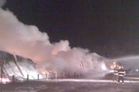 Fire destroys lumber company