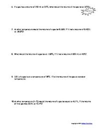 For a fixed quantity of an ideal gas at constant temperature, which graph depicts the expected relationship between pressure. Homework Worksheets Gas Laws Set Of 6 Answers Included Tpt