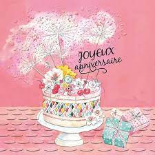 Découvrez une image de humour carte anniversaire parmi plus de 1 500 modèles. Carte Joyeux Anniversaire Gateau 16 5x16 5 Cm Aerial Editor
