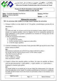 Corrige De L Examen De Fin De Formation Tsgo Technicien Superieur Gros Oeuvre Ofppt Maroc Genies Autocad Exam