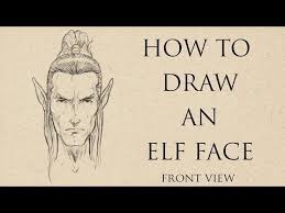 Watch a video or download the instructions. How To Draw An Elf Face Fantasy Style Youtube