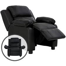 Armchair Cartoon Black And White Costzon Kids Recliner Sofa Deluxe Padded Armchair Headrest With Storage Arms Black Be Sure To Chec Kids Recliners Toddler Sofa Chair Kids Recliner Chair