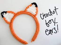 Crochet Diy Fox Head Band Ears Diy Make Create Appreciate Homemade Postive Life Style Homemade Fashion Accessories 13 Crocheted Fox Pattern Crochet Fox Crochet
