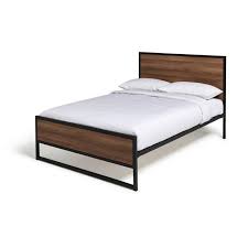 A wooden bed automatically brings a traditional, homely feel to the bedroom. Buy Habitat Nomad Kingsize Bed Frame Black And Wood Bed Frames Argos
