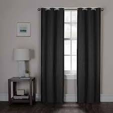 Amazon.com: Zenna Home Blackout Window Curtain, Larson Room Darkening, Easy  Hang Grommet Top (1 Panel), 40 Inches x 84 Inches, Black : Home & Kitchen