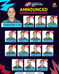 BCB announces squad for Womens T20 World Cup