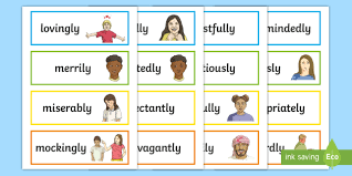 Adverbs are words that modify a verb, an adjective or another adverb. Ks2 Adverbs Flashcards Adverbs Flash Cards