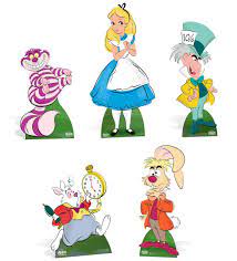 The mad hatter, and the dormouse in the teapot. Alice In Wonderland Disney Lifesize Cardboard Cutout Collection
