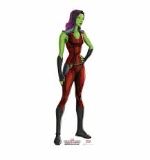 List of all notable images from marvel's guardians of the galaxy (animated series) season 1. Advanced Graphics Guardians Of The Galaxy Gamora From The Animated Life Size Cardboard Cutout Wayfair
