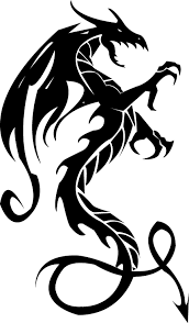 Bildergebnis f&uuml;r dragon black white