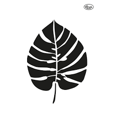 Schablonen bestehen zum beispiel aus holz, kunststoff, blech, stoff oder pappe, entweder an der kante so ausgeschnitten. Universal Schablone A5 Monstera Blatt Klein Flora Fauna Universalschablonen Schablonen Stempel Schablonen Viva Decor Online Shop