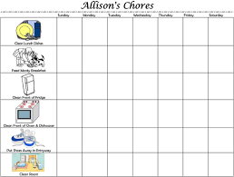 10 paradigmatic 5 year old chore chart with pictures