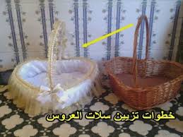 سلة الحنة للعروسة خطوات تزيين سلة بقماش الستان و الدبلة 2017 Youtube Diy Handmade Basket Decoration Basket