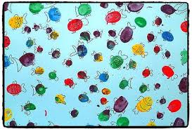 Un Banc De Poissons Avec Images Art D Empreintes Digitales Peinture Empreinte Main Peinture A Doigt