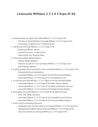 Lemonade Milftoon 1 2 3 4 5 Espa Ol Xd