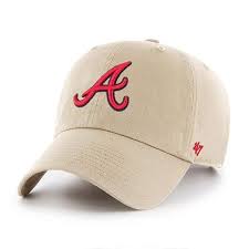 Shop licensed sports hats, caps and apparel for your favourite team. Atlanta Braves 47 Brand Khaki Clean Up Adjustable Hat Detroit Game Gear Atlanta Braves Hat Atlanta Braves Braves