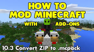 Download and install minecraft forge. 10 3 How To Mod Minecraft With Add Ons Convert Zip To Mcpack Youtube