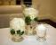 Wedding Hurricane Candle Centerpieces
