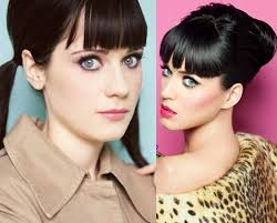 Getting mistaken for artist id=1962774katy perry at first, we thought that deschanel was joking. Celebrity Lookalikes Katy Perry And Zooey Deschanel