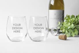 Download Stemless Wine Glass Mockup Graphic By Thesundaychic Creative Fabrica