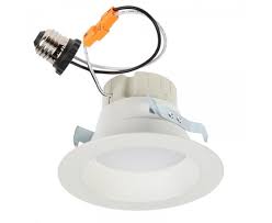 Integrated led recessed downlight with e26 base adaptor and quick connector, fits in 5 and 6 recessed housings, easy installation, ideal for new construction or remodel in general lighting. Led Recessed Lighting Kit For 4 Cans Retrofit Led Downlight W Open Trim Dimmable 1350 Lumens Super Bright Leds