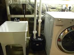 basement laundry sink pump  basement