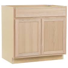 Project Source 36 In W X 35 In H X 23 75 In D Unfinished Unfinished Door And Drawer Base Stock Cabinet Lowes Com Stock Cabinets Stock Kitchen Cabinets Unfinished Cabinets