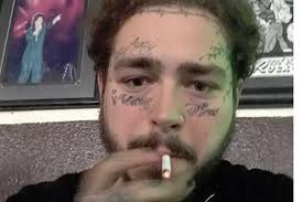 Over at least the last few weeks. Post Malone Chopped Off All His Hair