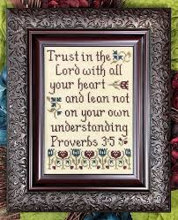 Find patterns for kids, adults, and home. My Big Toe Designs Trust In The Lord Cross Stitch Pattern 123stitch