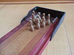 Maybe you would like to learn more about one of these? Antique Elenne Emmets Tabletop Bowling Alley Game 410 Extremely Rare Wood Pins 1829389064