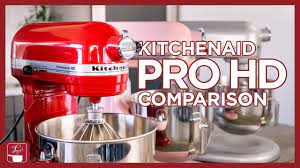 Learn the differences between kitchenaid® mixer models with our mixer comparison guide. Kitchenaid Mixer Comparison Professional Hd Mixer Artisan Mixer And Pro 600 Bowl Lift Mixer Youtube